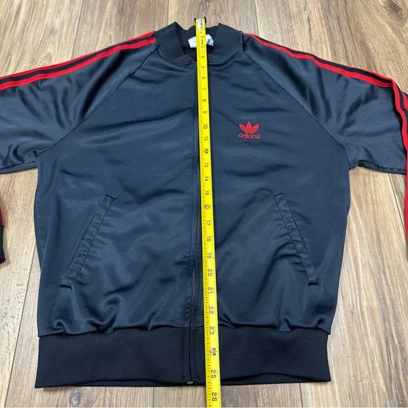 Vintage 70s 80s Made in USA Adidas ATP Tennis Full Zip Track Jacket, Medium - Picture 8 of 8